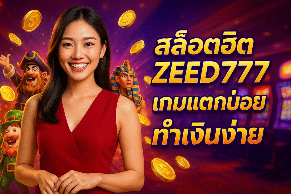 สล็อตฮิต ZEED777 เกมแตกบ่อย ทำเงินง่าย